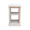 International Concepts Rectangle Hampton Accent Table Includes Shelves, 16 W, 16 L, 26 in H, Wood, Unfinished OT-70A - alternate 3